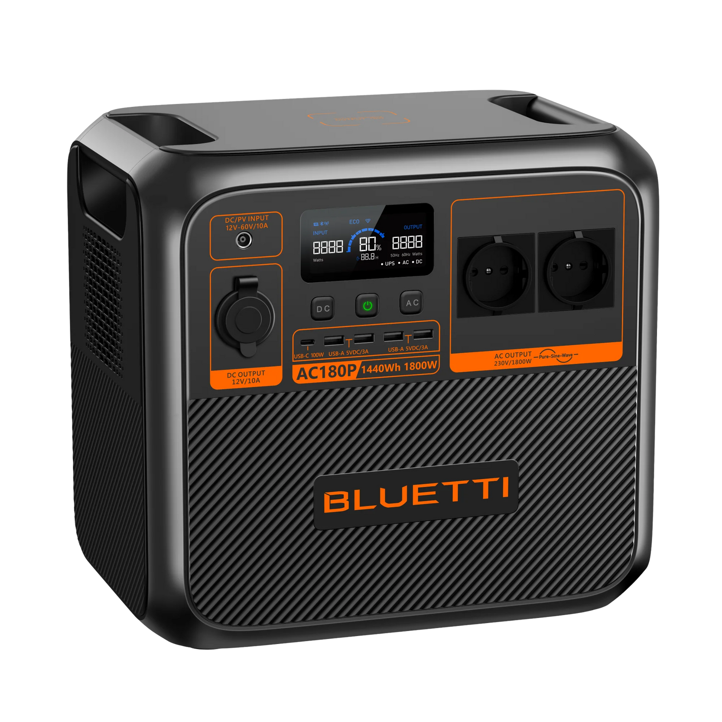 BLUETTI AC180P Portable Power Station | 1800W 1440Wh