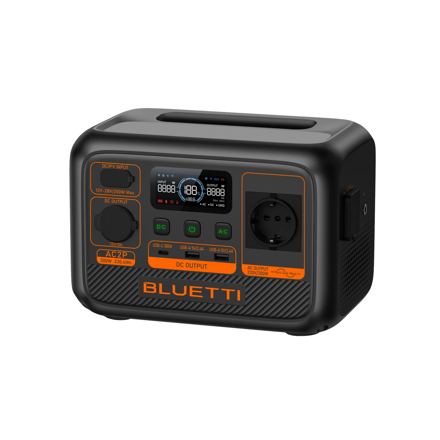 BLUETTI AC2P Portable Power Station | 300W 230Wh