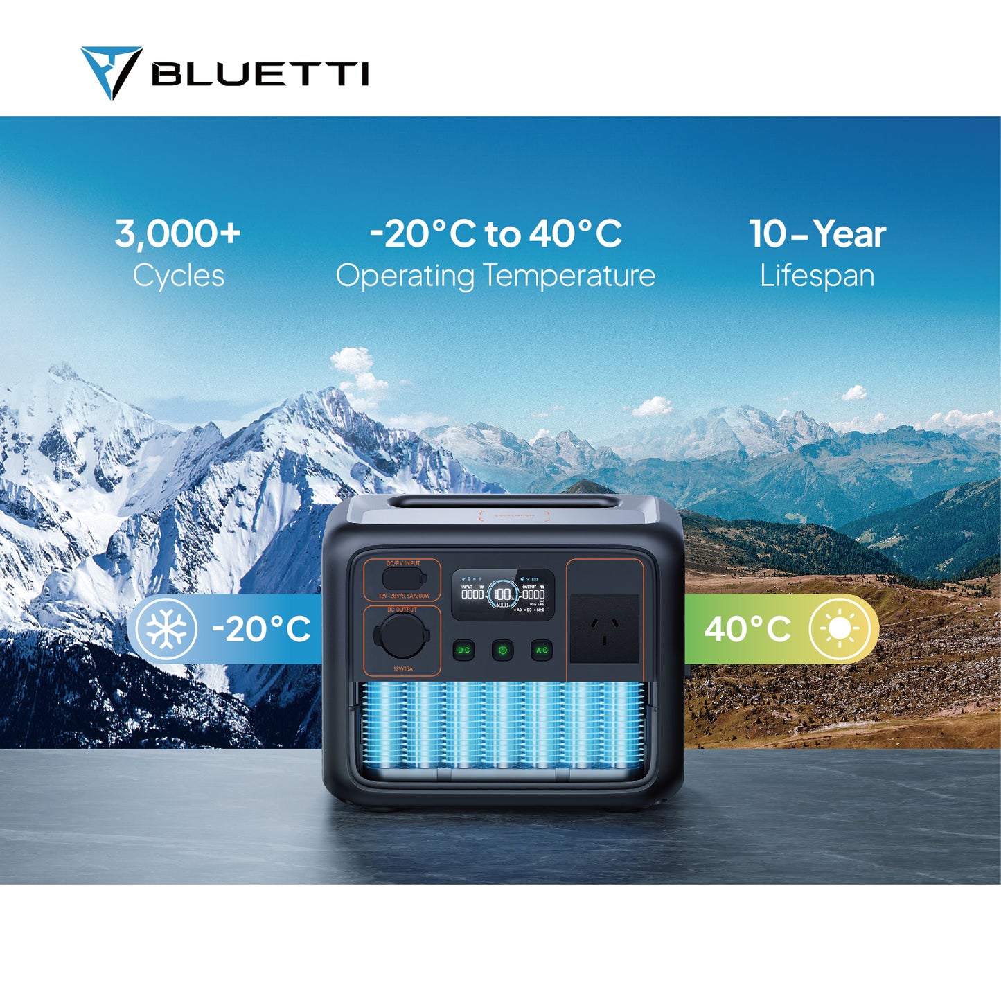 BLUETTI AC50P Portable Power Station | 700W 504Wh
