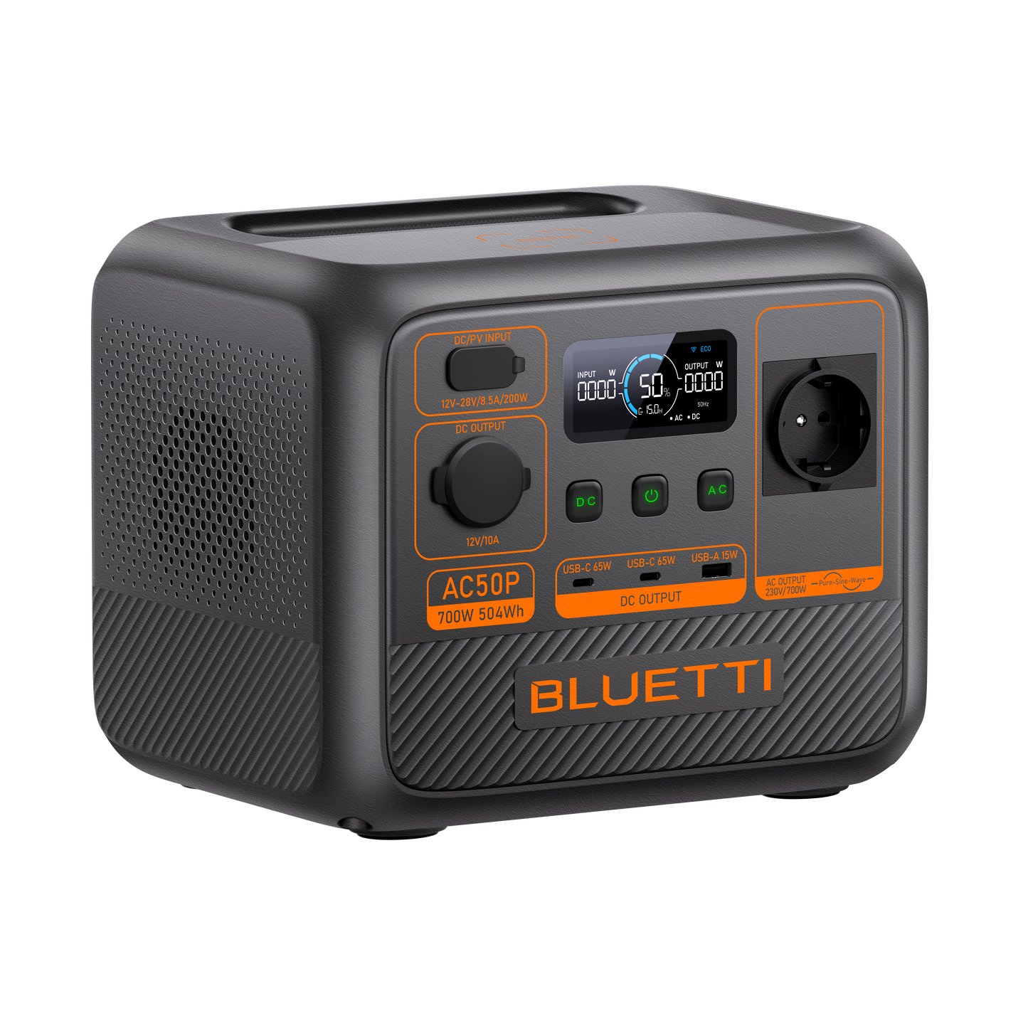 BLUETTI AC50P Portable Power Station | 700W 504Wh