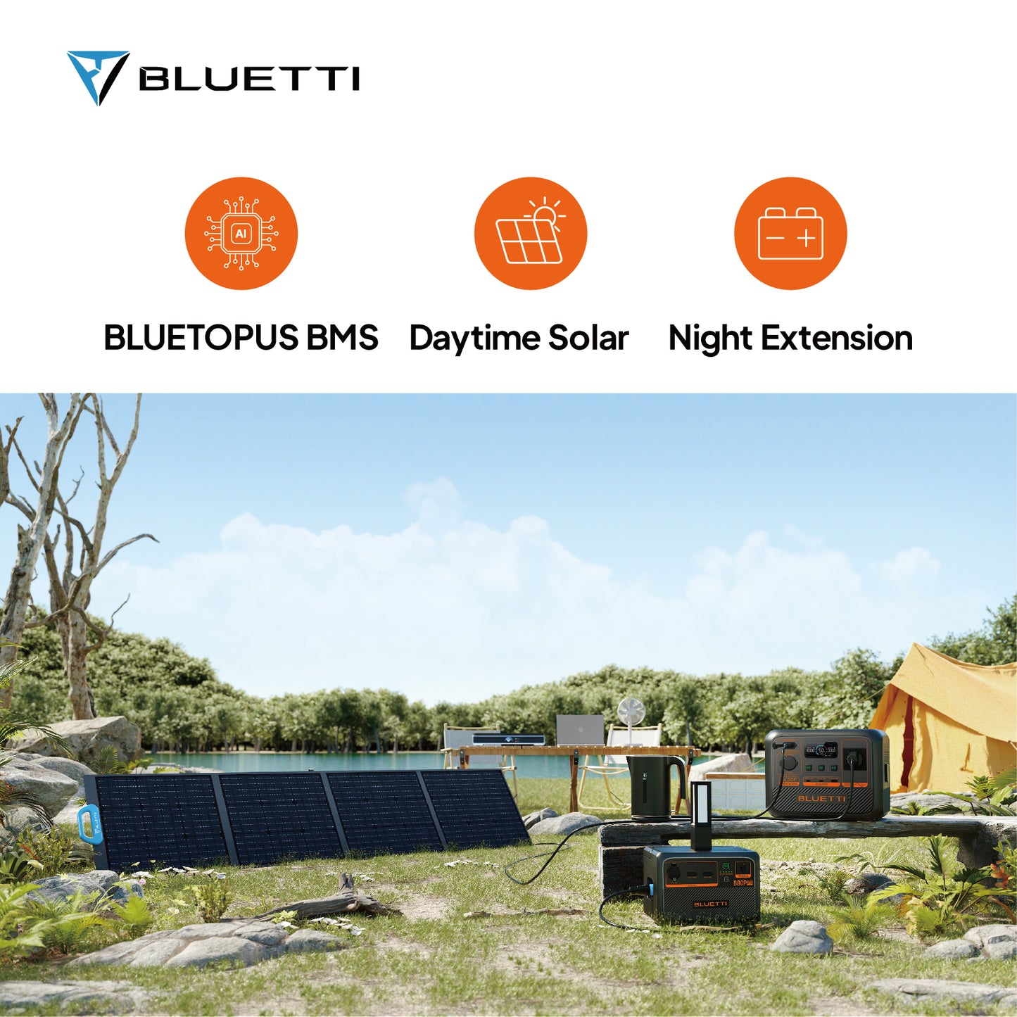 BLUETTI AC50P Portable Power Station | 700W 504Wh