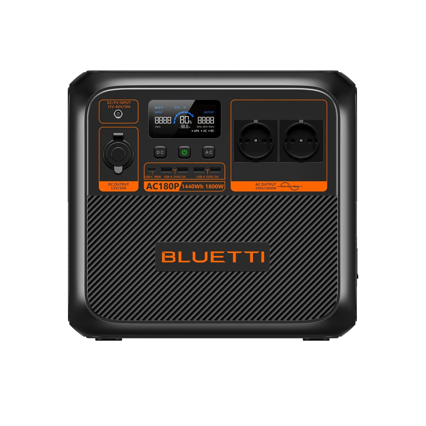 BLUETTI AC180P Draagbaar Energiestation | 1800W 1440Wh 