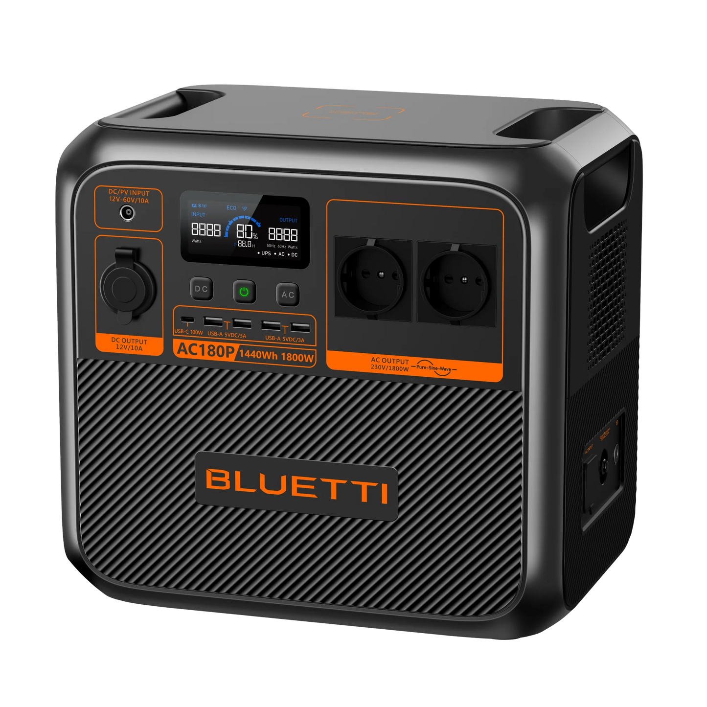 BLUETTI AC180P Draagbaar Energiestation | 1800W 1440Wh 